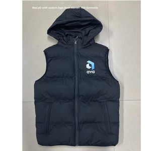 Chaleco de Plumón Ligero sin Mangas con Cuello Alto y Color Sólido para Hombre, el Más Popular del Invierno - Product Image 5