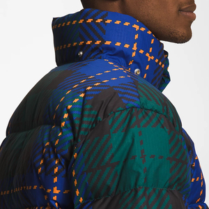 Veste matelassée pour homme, style streetwear personnalisé, chaude, imperméable, design matelassé, col montant, bleu, vêtements d'hiver, doudoune - Product Image 5