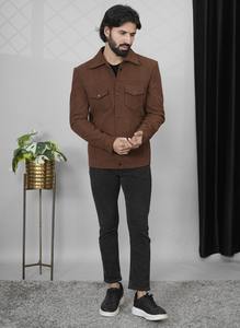 Blazer de Terciopelo Marrón de Moda de la Mejor Calidad para Mujer, Ideal para Reuniones de Oficina, Fiestas, Entrevistas y Uso Diario, Disponible para la Venta - Product Image 3