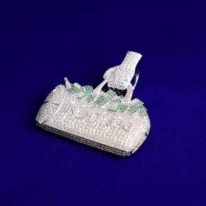 Collar con Colgante de Bolsa de Dinero para Hombre, con Microincrustaciones de Zirconia, Diseño 3D, Joyería para Raperos, Regalo - Product Image 3