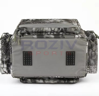 Sac à dos tactique camouflage en nylon imperméable sur mesure pour hommes, capacité de 56 à 76 L, sangle d'épaule arquée pour l'extérieur