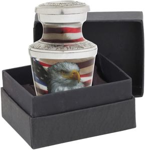 โกศจิตรกรรมสําหรับเถ้ามนุษย์ - โกศขนาดเล็กสําหรับเถ้ามนุษย์ โกศจิตรกรรม, โกศจิตรกรรมขนาดเล็กสําหรับเถ้าพร้อมถุงกํามะหยี่, โกศขนาดเล็ก - Product Image 2