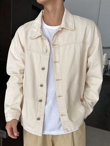 Veste bomber en denim vintage premium pour homme, respirante, chaude, écologique, vêtement d'hiver, style classique uni, confortable, réversible, 240 - Product Image 3