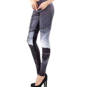 Custom Made Logo Yoga Gym Wear Women Elastic Waist Solid Full Length Breathable Anti-Uv Compression <b>Seamless</b> <b>Leggings</b> - Product Image 6