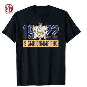 T-shirts à la mode Divine Nine Sorority 100% coton col rond manches courtes respirant sérigraphie diamants trous Sigma Gamma - Product Image 5