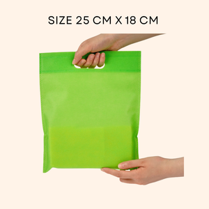 ถุงช้อปปิ้งแบบไดคัทแบบสั่งทำผ้าสปันบอนด์เป็นมิตรกับสิ่งแวดล้อมพร้อมตัวเลือกการพิมพ์โลโก้ - Product Image 2