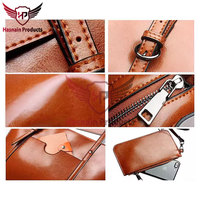 Koleksi tas tangan kulit wanita, tas Tote bahu bergaya, dompet ritsleting, tas, dan tas selempang