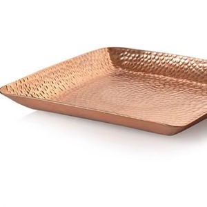 Plateau de service rectangulaire en aluminium classique durable, finition personnalisée, passe au lave-vaisselle, article pour la maison, la cuisine, le buffet, le restaurant, le café - Product Image 1