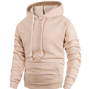 Hommes Zip Up Hoodies Hiver Polaire Vestes Manteau Lourd Doublé Sweat Chaud Vestes avec Poches Hommes Vêtements - Product Image 1