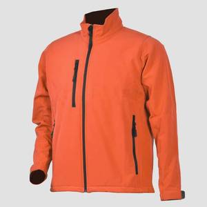 <b>Men's</b> Hooded Softshell Outdoor <b>Waterproof</b> Lightweight Zipper <b>Jackets</b> Orange Outer <b>Winter</b> <b>Jackets</b> Wholesale OEM - Product Image 1