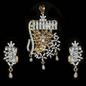 Labono Art ชุดจี้เพชรและชุบทองแบบอเมริกัน FAW0016-Premium เครื่องประดับชั้นดี - Product Image 1