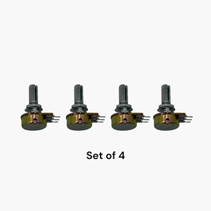 Lot de 4 potentiomètres linéaires rotatifs 10k, tolérance 20%, pas de broche 5mm, actionneur moleté, livraison gratuite - Product Image 5