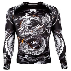 Alta calidad de los hombres de manga corta transpirable al por menor Rash Guard gran oferta Spandex MMA artículos en stock - Product Image 3
