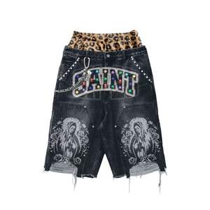 Pantalones Cortos Vaqueros Modernos de Doble Cinturón para Hombre, Tela Transpirable de Secado Rápido, Ligeros, Perfectos para Aventuras al Aire Libre, a la Moda - Product Image 5