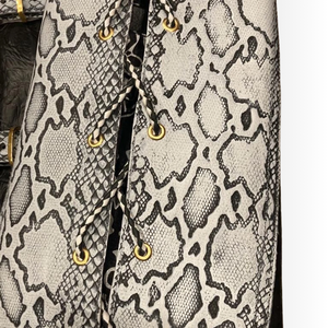 Gilet en cuir de vache véritable, effet peau de serpent, haute qualité, pour l'hiver, gilet de moto, séchage rapide, respirant - Product Image 4