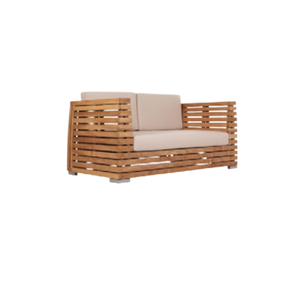 Precio de fábrica, sofá de madera de teca, muebles para exteriores, sofá Morden para exteriores, jardín, Salón al aire libre, sofá - Product Image 1