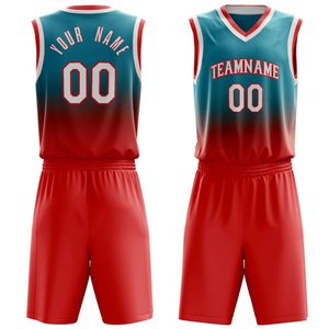 Uniforme de basket-ball imprimé par sublimation le plus vendu pour les hommes respirant été porter uniforme réversible ajouter n'importe quel nom et numéro d'équipe - Product Image 1