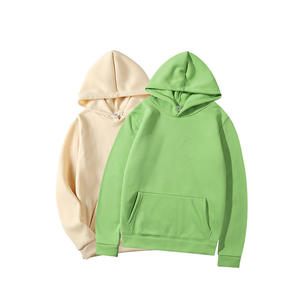 Pull à capuche personnalisé pour hommes avec doublure en polaire Sweat-shirt chaud d'hiver OEM Streetwear Haut à capuche pour les commandes en gros - Product Image 1