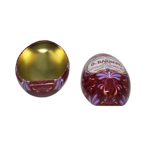 S Custom Red Tinplate Goose Egg Shape Box Model G9801 Custom Logo for Snack Lollipop Baby Food Candy <b>Chocolate</b> - Product Image 5