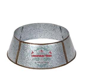 ปลอกต้นไม้เหล็กชุบสังกะสีสีเงิน ดีไซน์ตกแต่งคริสต์มาส ฐานตั้งต้นไม้ ดีไซน์หรูหรา ตกแต่งบ้าน ปีใหม่ งานปาร์ตี้คริสต์มาส - Product Image 1