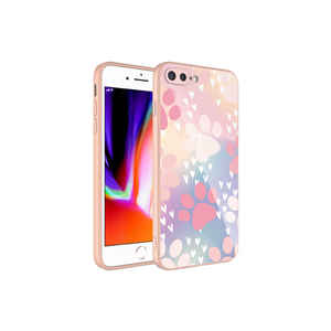 Coque arrière en silicone rigide à motif personnalisé style Ins pour iPhone 7 Plus, protection de téléphone imprimée UV, protection de l'appareil photo en PC - Product Image 1