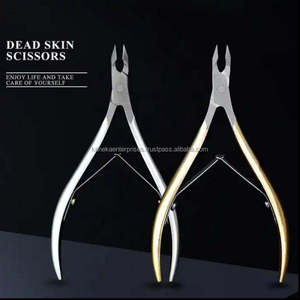 Hoja de acero inoxidable curvada duradera, pinzas profesionales para cutículas de uñas, punta afilada, cortadora de piel muerta, recortadora, dedo de manicura - Product Image 3