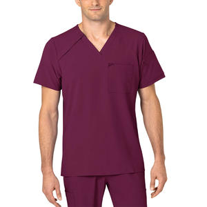 Top personalizado para hombre con impresión de logotipo, bordado y opciones de etiquetas, uniforme médico cómodo para clínicas y hospitales - Product Image 1