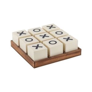 Jeu de Tic Tac Toe en bois conçu pour un divertissement de qualité, un jeu fluide et des jetons de jeu magnifiquement conçus - Product Image 2