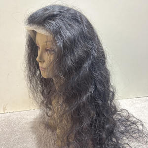 Perruques en dentelle frontale bouclées naturelles avec cheveux humains d'un seul donneur - Product Image 2