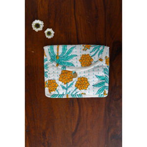 Forrest <b>Genuine</b> <b>Leather</b> Slim Card Holder <b>Wallet</b> with Button Closure - Product Image 1