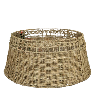 High Quality Natural Seagrass Christmas <b>Tree</b> Collar New Design Home Decoration Party Use Wholesale Vietnam <b>Tree</b> <b>Stand</b> - Product Image 1