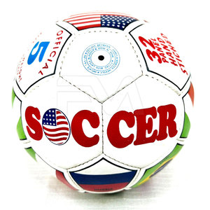 Balón de fútbol promocional MOQ bajo hecho en cuero, equipo deportivo, balón de fútbol promocional para adultos - Product Image 5