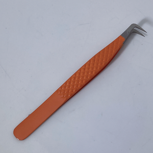 แหนบขนตาปลอมสแตนเลสคุณภาพดีตรงและโค้งแหนบขนตาด้านบนอุปกรณ์ต่อขนตา - Product Image 4