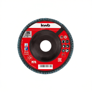 KWB <b>Grinder</b> Flap Disc 115mm Grain P80 Expert 795638-High Performance Grinding Wheels - Product Image 2