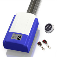 Ouvre-porte de garage multifonction moderne avec moteur DC 24V, entrée 110V-270V, rails en acier/aluminium, démarrage et arrêt progressifs, sécurité