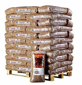 Palettes Euro de 15 kg de granulés de bois biomasse en promotion – Briquettes durables de 454 mm en pin, chêne, bois dur, poudre, bâtonnets, bois de chauffage, faible teneur en cendres (56%) - Product Image 5