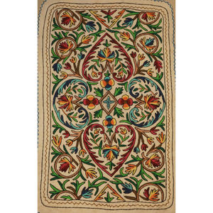 Lujosas alfombras bordadas de lana hechas a mano, diseño persa moderno, Material de seda turco de alta calidad, espacio para sala de oración - Product Image 3