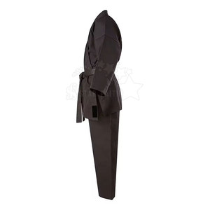 Uniformes de Karate para niños, adultos, entrenamiento de artes marciales, mezcla de algodón Gi con cinturón, uniforme de Karate ligero - Product Image 4