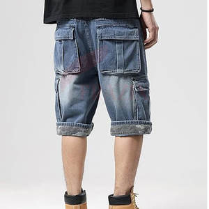 Ropa informal Jorts Pantalones Cortos Largos para correr para venta en línea Nuevo diseño Hombres Jorts Pantalones Cortos Largos Algodón Hombres Jorts Pantalones Cortos Largos - Product Image 2