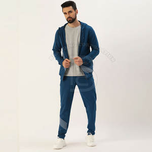 Trajes deportivos de moda para hombre, conjunto de chándal informal para hombre, manga larga, cremallera completa, correr, trotar, sudor Atlético - Product Image 6