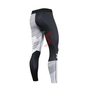 2025 personnalisé de haute qualité hommes MMA guêtres Fitness Leggings dernières conceptions en gros personnalisé imprimé hommes MMA guêtres pantalons - Product Image 6