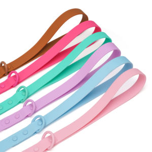 Accessori eleganti Hanyang per animali domestici impermeabili e comodi guinzagli per cani in PVC colorati personalizzati e gancio forte - Product Image 3