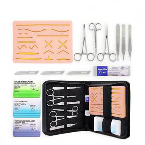 Kit de Práctica de Sutura Manual Hasni Surgical FH-120 con Certificación CE, Juego de Instrumentos Médicos de Grado Anatómico Todo en Uno - Product Image 1