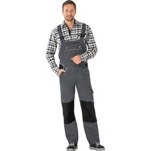 Salopette de protection en toile PLANAM 320 Taille 58 Gris/Noir - Product Image 1
