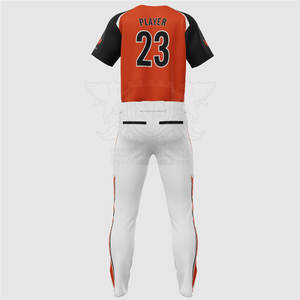 Bajo MOQ Ropa deportiva Uniforme de béisbol cómodo Tamaño personalizado Ropa juvenil Uniforme de béisbol - Product Image 5