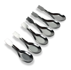 Cuchara de sopa de cena de acero con espejo de alta calidad, 12 piezas, juegos clásicos de cucharas de acero inoxidable para restaurante de diseño elegante usado - Product Image 5