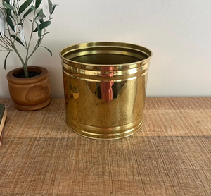 Pots de fleurs décoratifs de table en laiton de style vintage américain, modernes, luxueux, écologiques, durables, légers, OEM ODM - Product Image 2