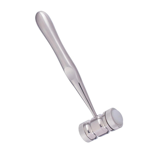 Marteau Orthopédique Dentaire de 190mm, Maillet Chirurgical, Têtes en Nylon, Acier Allemand de 25mm, 218g, 155g, Matériel en Caoutchouc, Manuel de Qualité DIY - Product Image 4