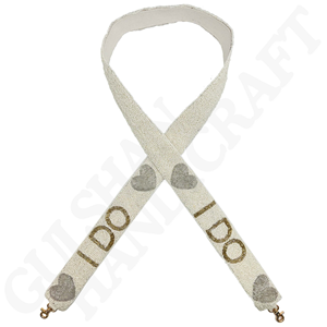 GO BRAVES Bold Beadwork Purse Strap Handcrafted Adjustable Cotton <b>Bag</b> Strap with Embroidered Style Game Days Tailgates Everyday - Product Image 5