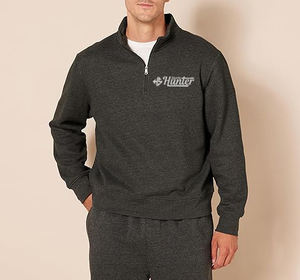Sudaderas con capucha transpirables para hombre Sudaderas con capucha de media cremallera de Pakistán con nuevo diseño de logotipo personalizado - Product Image 4